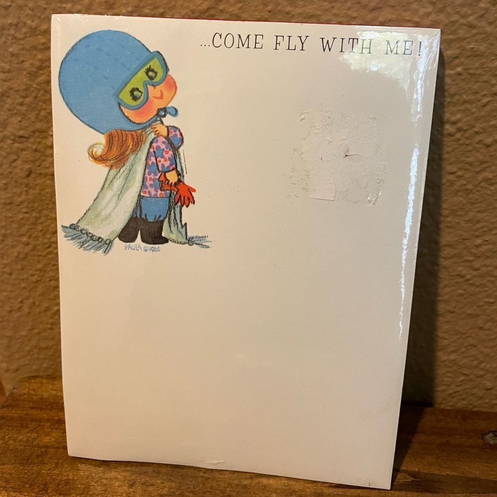Paula Co 1960’s Come Fly With Me Stationary  with Envelops Sealed